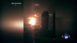 天津爆炸现场居民抗议