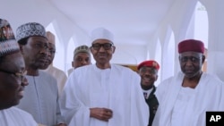 Le président Muhammadu Buhari le 5 mai 2017. (Sunday Aghaeze/Nigeria State House via AP)