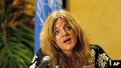 United Nations Mission in the Republic of South Sudan (UNMISS) Special Representative to Secretary-General (SRSG) Hilde Johnson, March 6, 2012. 