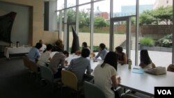 한국에서 워싱턴을 방문한 탈북 대학생들이 남북나눔운동(KASM)이 주최한 연수 프로그램에 참여했다. (자료사진)