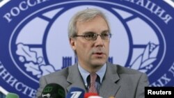 លោកAlexander Grushko ជា​អ្នកតំណាង​រដ្ឋាភិបាល​រុស្ស៊ី​ប្រចាំ​អង្គការ​ណាតូ​។