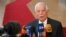 18 Kasım 2024 - Avrupa Birliği Dış İlişkiler ve Güvenlik Politikası Yüksek Temsilcisi Josep Borrell, Brüksel'deki AB merkezinde düzenlenen Dış İlişkiler Konseyi öncesinde basına açıklamalarda bulunuyor. (Fotoğraf: NICOLAS TUCAT / AFP)