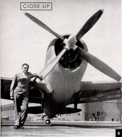 1942 წლის ჟურნალი "ლაიფი" - ალექსანდრე ქართველი და მისი P-47