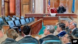 Suđenje Polu Manafortu, ilustracija 