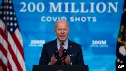 In this April 21, 2021, file photo, President Joe Biden speaks about COVID-19 vaccinations at the White House, in Washington. (AP Photo/Evan Vucci, File)