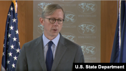 រូប​ឯកសារ៖ លោក Brian Hook ​នាយក​រៀប​ចំ​ផែន​ការ​គោល​នយោបាយ​របស់​ក្រសួងការ​បរទេស​អាមេរិក។