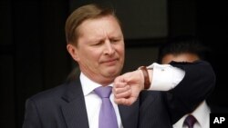 FILE - Russian President's Vladimir Putin's chief of staff, Sergei Ivanov.
