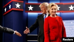 Capres Partai Republik Donald Trump dan Capres Partai Demokrat Hillary Clinton.