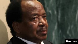 Paul Biya à New York le 22 septembre 2016.