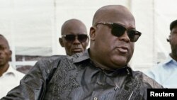 Félix Tshisekedi, président du Rassemblement de l'opposition à Kinshasa, RDC, 3 février 2017.