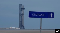 Прототип ракеты Starship на космодроме Старбейс в Техасе