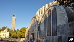 에티오피아 티그라이 지역 악숨의 한 교회. 26일 국제인권단체 엠네스티는 보고서를 통해 지난 11월 28~29일 에리트레아군이 악숨에서 수백명의 민간인을 살해했다고 밝혔다. 