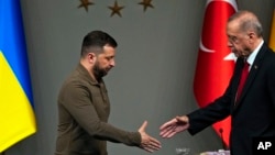 رئیس جمهوری اوکراین و رئیس جمهوری ترکیه در استانبول دیدار کردند.