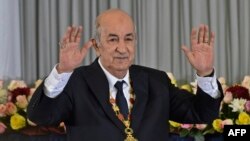 Le président algérien Abdelmadjid Tebboune en 2019