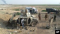 Iroq shimolida "Islomiy davlat" guruhi qoldirgan izlar.