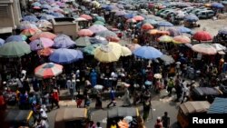 A view of the Oluwole Urban Market in the central business district, near Marina in Lagos, Nigeria, Dec. 13, 2016
