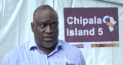 James Murombedzi, the officer-in-charge of UNECA's African Climate Policy Center, says the continent must invest in researching climate change and building resilience, in Victoria Falls, Feb. 26, 2020. (Columbus Mavhunga/VOA)