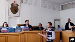 Un procès dans un tribunal à Kairouan, Tunisie, 30 mai 2013.