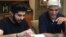 Danish Bashir eats dinner with his father, Imran, at their home in Springfield, Virginia. (C. Presutti/VOA)
