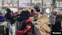 საავადმყოფოს მოსაცდელი შანხაიში, ჩინეთი. 5 იანვარი, 2023 წ.