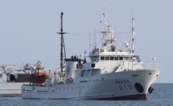 북한 해역에서 사살된 후 불태워진 한국 공무원이 탑승했던 어업지도선 무궁화 10호.