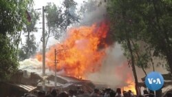 Massive Fire Devastates Overcrowded Rohingya Refugee Camp 