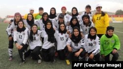 بازیکنان تیم ملی فوتبال بانوان افغانستان