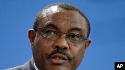 Le Premier ministre éthiopien Hailemariam Desalegn, 3 décembre 2014.