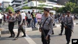 Poytaxt Jakartada politsiya