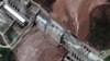 FILE - A handout satellite image shows a closeup view of the Grand Ethiopian Renaissance Dam (GERD) and the Blue Nile River in Ethiopia, June 26, 2020. 