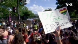 VOA英语视频: 抗议活动促拜登挑选非裔美国女性为副手