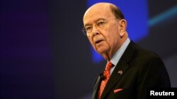 U.S. Commerce Secretary Wilbur Ross speaks at the Confederation of British Industry's annual conference in London, Britain, Nov. 6, 2017.