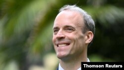 도미닉 라브 영국 외무장관. 