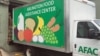 A truck serving the Arlington Food Assistance Center in Arlington, Virginia delivers donated groceries, June 28, 2016. (VOA/C. Maddux)