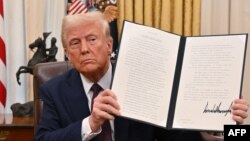 دونالد ترمپ، رییس جمهور ایالات متحده (تصویر از آرشیف صدای امریکا)