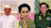 U Win Myint- Daw Aung San Suu Kyi and Min Aung Hlaing