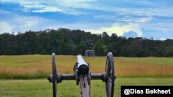 The statue of Confederate Gen. Thomas "Stonewall" Jackson stands at the Manassas Battlefield Park in Virginia. (Photo: Diaa Bekheet). Jackson was a commander in the First Battle of Bull Run, which marked the first major land battle of the Civil War.