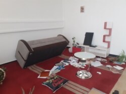 Freelance journalist Lucy Kassa's home in Addis Ababa is seen after being raided. (Courtesy image)