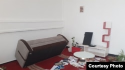 Freelance journalist Lucy Kassa says her home in Addis Ababa was raided by three armed men dressed in civilian clothes. The aftermath of that raid is seen in this photo from WhatsApp. 