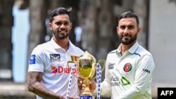 حشمت الله شهیدی، کپتان تیم ملی افغانستان و دهننجیا دی سلوا، کپتان تیم ملی سریلانکا 