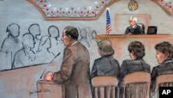 Johar Sarnayevning sudidan. Boston, 4-mart, 2015-yil.