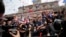 US women's soccer team celebrates at NYC City Hall 