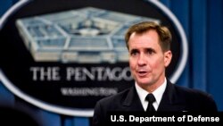 Juru bicara Departemen Pertahanan AS, John Kirby.
