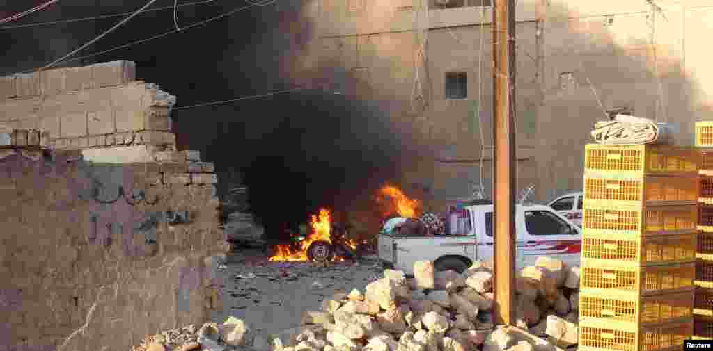 Birnin Ramadi a Iraqi, Mayu 18, 2015.