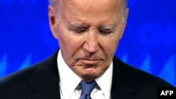 Predsjednik SAD Joe Biden tokom predsjedničke debate, 27. jun 2024. (Foto: AFP/Andrew Caballero-Reynolds)
