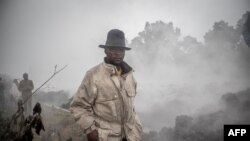 L'évacuation du volcan Nyiragongo, dans le Nord-Kivu, 23 mai 2021.