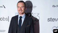 Michael Fassbender attends the New York Film Festival gala presentation of "Steve Jobs" at Alice Tully Hall on Oct. 3, 2015, in New York. 