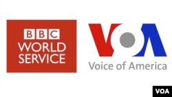 Ibimenyetso vya Radiyo Ijwi ry'Amerika na BBC 