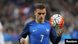 Antoine Griezmann à Nice, France, 8 octobre 2015. 