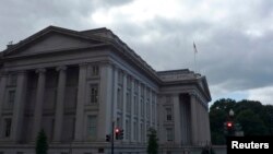 미국 워싱턴의 재무부 건물 (자료사진)
